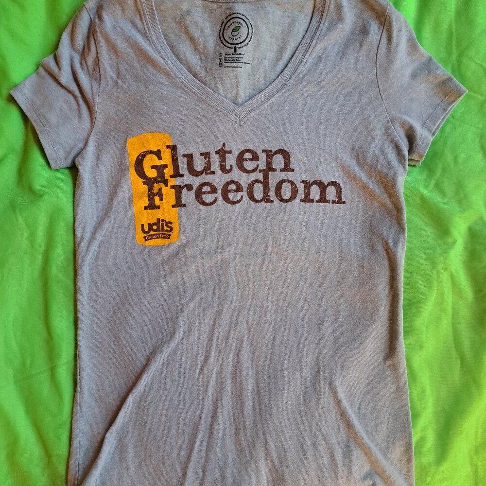 Gluten Freedom Udi's t-shirt, Size Small.